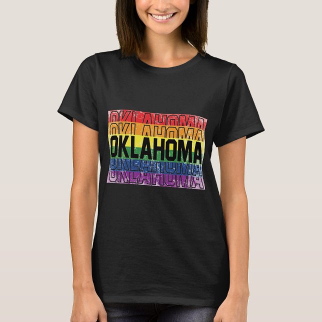 Oklahoma Gay Pride T-Shirt (Vorderseite)