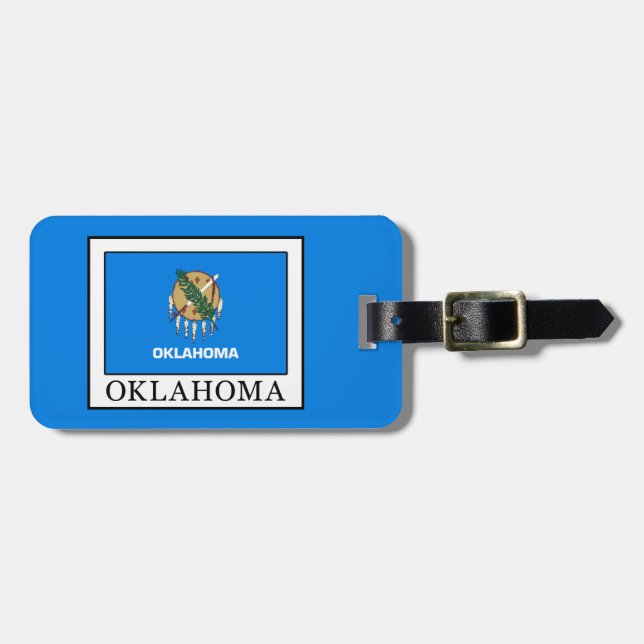Oklahoma Gepäckanhänger (Vorderseite horizontal)