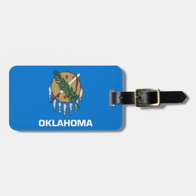 Oklahoma Gepäckanhänger (Vorderseite horizontal)