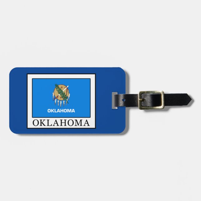 Oklahoma Gepäckanhänger (Vorderseite horizontal)