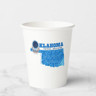 Oklahoma Gesamt-Eclipse-Papierstapel Pappbecher
