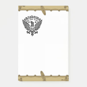 Oklahoma Get Your Kicks Post-it Klebezettel