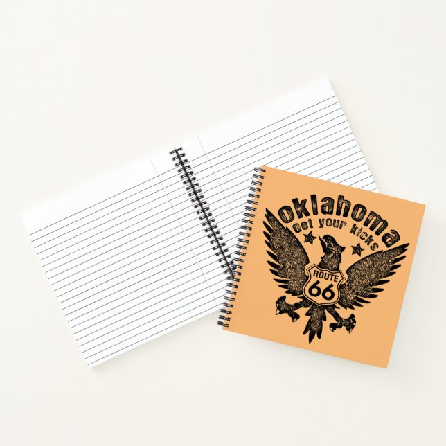 Oklahoma holen Sie Ihre Kicks Notizbuch (Innenseite)