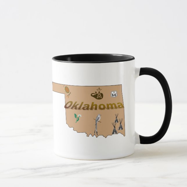 Oklahoma-Kaffee-Tasse Tasse (Rechts)