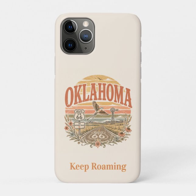 Oklahoma Keep Roaming Route 66 Tech   Case-Mate iPhone Hülle (Rückseite)