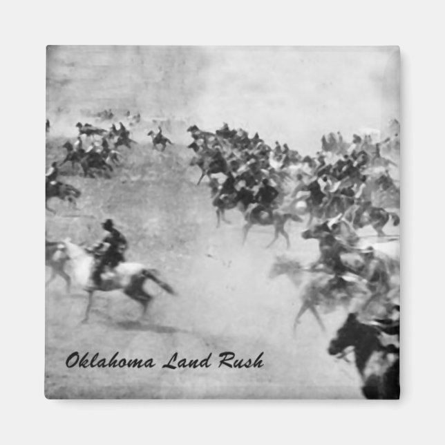 Oklahoma Land Rush Magnet (Vorne)