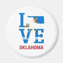 Oklahoma Liebe USA Staat Magnet
