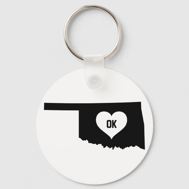 Oklahoma Love Schlüsselanhänger (Vorderseite)