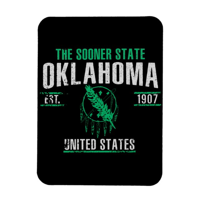 Oklahoma Magnet (Vertikal)