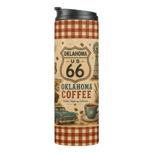 Oklahoma Mother Road Kaffee Reise Thermosbecher