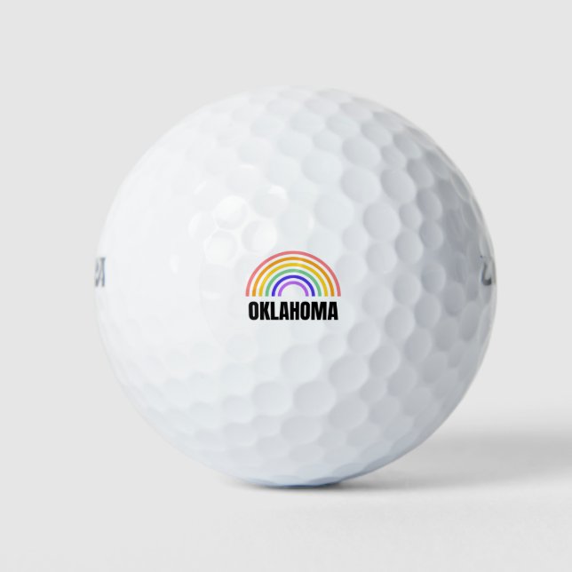 Oklahoma - Osu Cow boys - Pistol Pete Golfball (Vorderseite)
