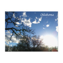 Oklahoma Postcard Blue Skies 1
