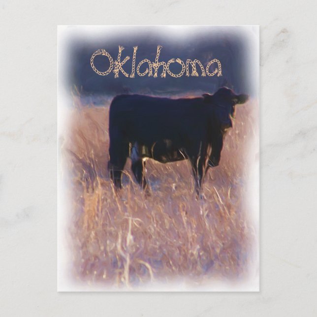 Oklahoma Postkarte (Vorderseite)