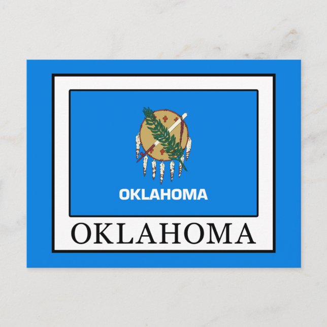 Oklahoma Postkarte (Vorderseite)