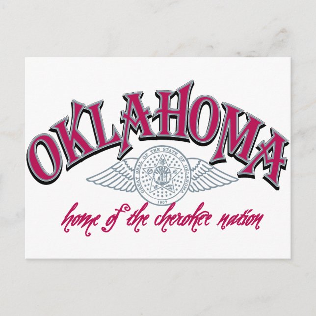 Oklahoma Postkarte (Vorderseite)