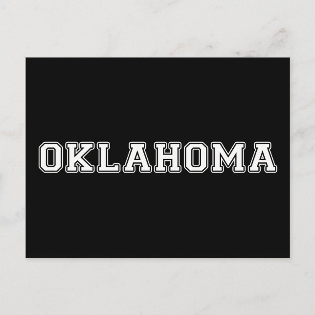Oklahoma Postkarte (Vorderseite)