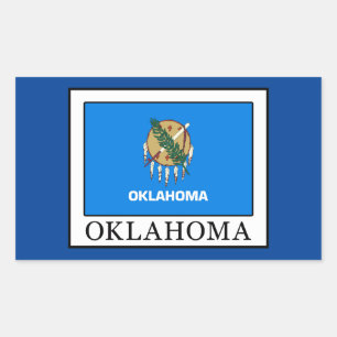 Oklahoma Rechteckiger Aufkleber