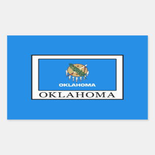 Oklahoma Rechteckiger Aufkleber