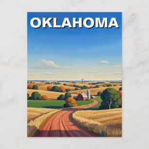 Oklahoma Reise Postkarte