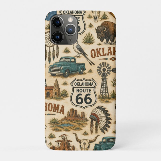Oklahoma Route 66 Pocket Prairie Case-Mate iPhone Hülle (Rückseite)