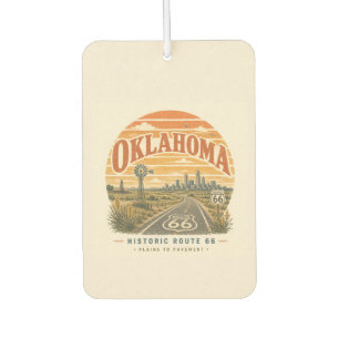 Oklahoma Route 66 Prairie-Roadtrip-Autoduft Autolufterfrischer