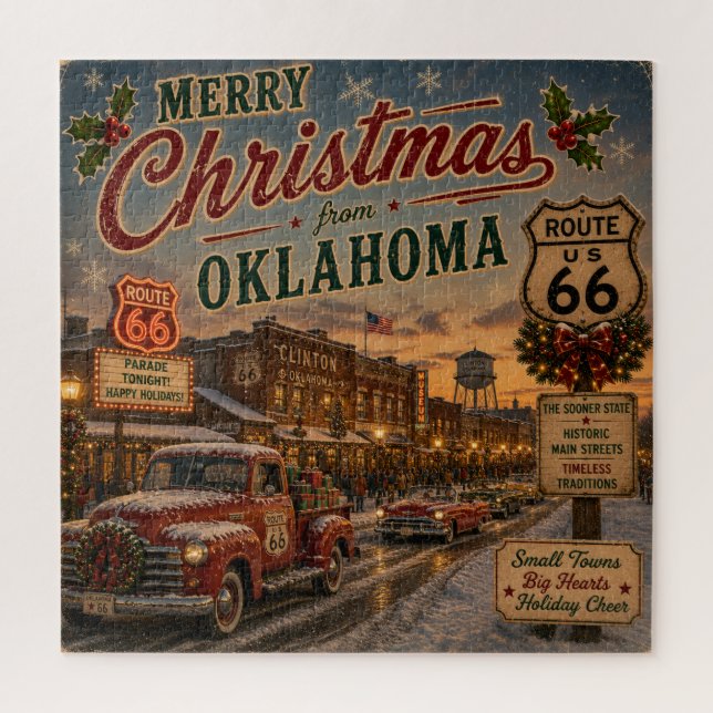 Oklahoma Route 66 Weihnachts-Challenge (Vertikal)