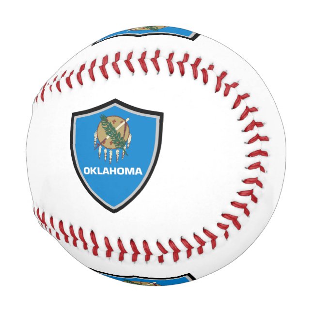 Oklahoma Schild-Baseball Baseball (Vorne Rechts)