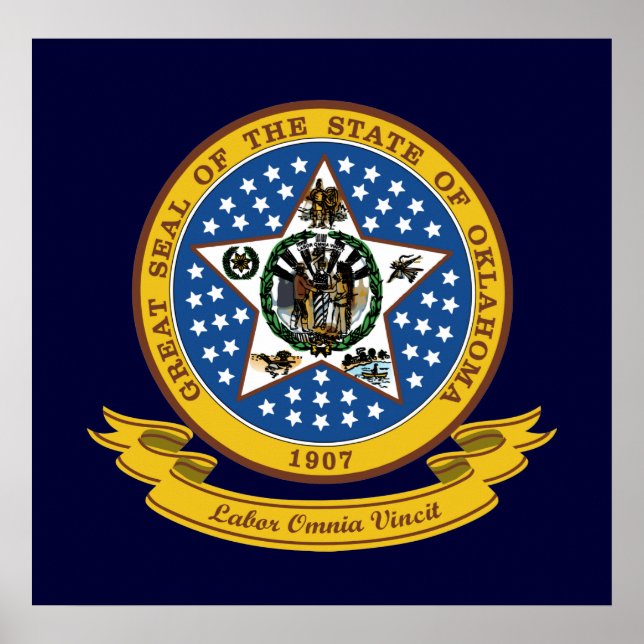 Oklahoma-Siegel Poster (Vorne)