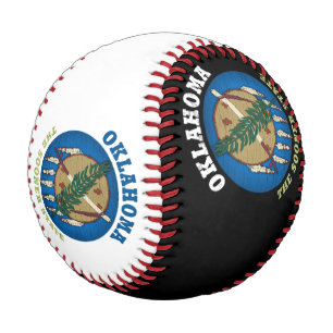 OKLAHOMA SOONER STAAT FLAG BASEBALL
