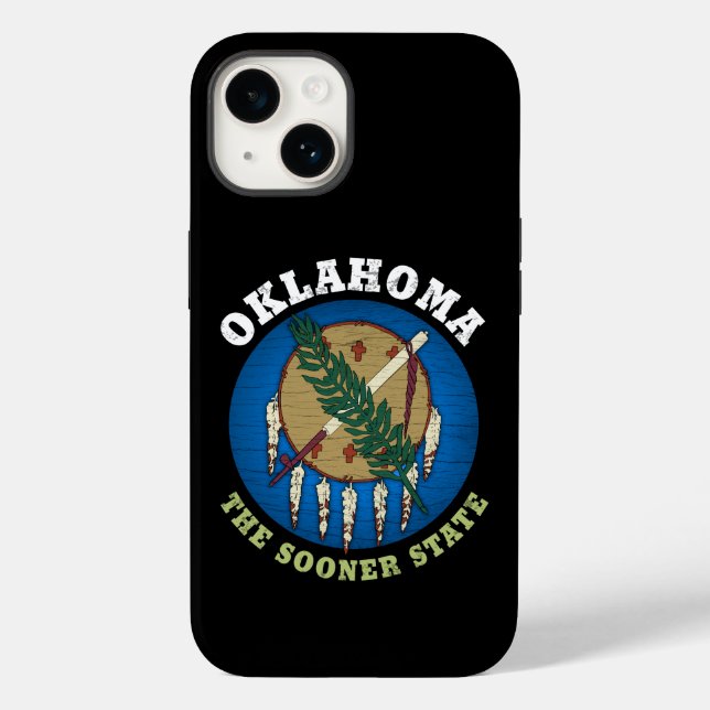 OKLAHOMA SOONER STAAT FLAG Case-Mate iPhone 14 HÜLLE (Rückseite)