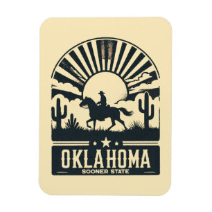Oklahoma Sooner Staat Magnet
