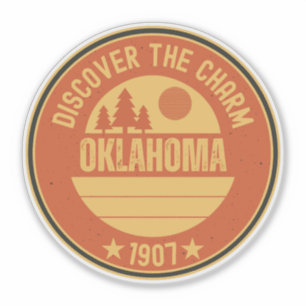 Oklahoma Sooners State - OK Geschenkidee Aufkleber