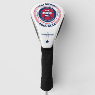 Oklahoma Staat Circle Custom Golf Head Cover Headcover