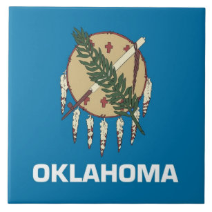 Oklahoma-Staats-Flaggen-Fliese Fliese