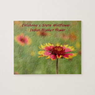 Oklahoma-Staats-Wildblume-Puzzlespiel