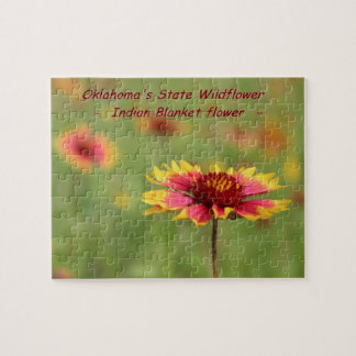 Oklahoma-Staats-Wildblume-Puzzlespiel