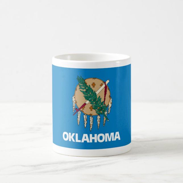 Oklahoma Staatsflagge Kaffeetasse Becher (Mittel)