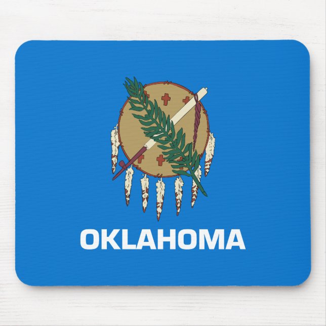 Oklahoma Staatsflagge Mousepad (Vorne)