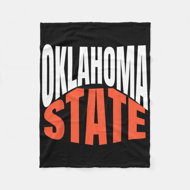Oklahoma State  Fleecedecke (Vorderseite)