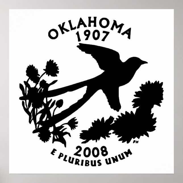 Oklahoma State Quarter Poster (Vorne)