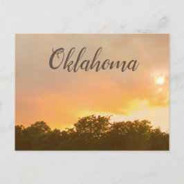 Oklahoma Sunset Postkarte