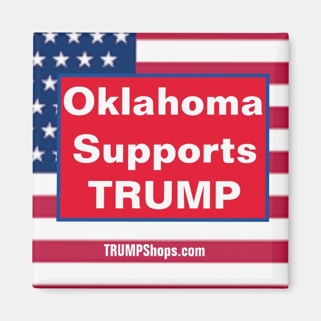 Oklahoma unterstützt den TRUMP-Magneten Magnet (Vorne)