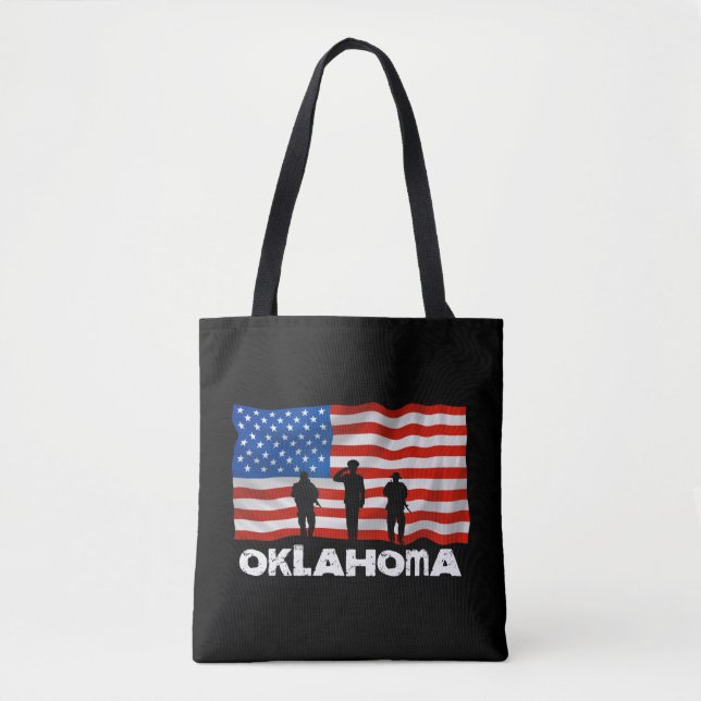 Oklahoma USA Flag Tasche (Vorderseite)