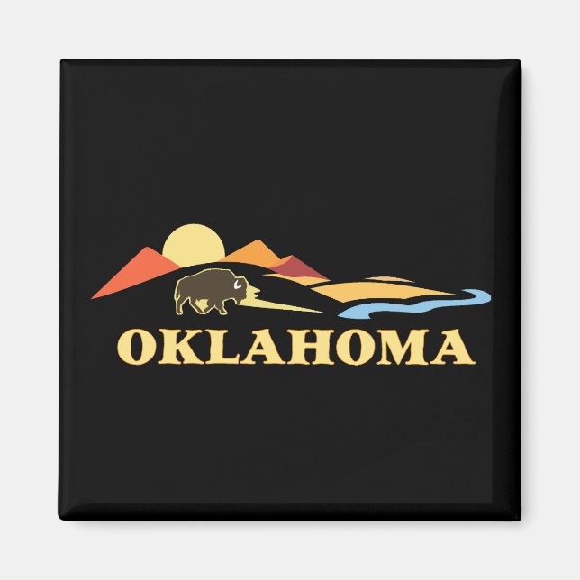 Oklahoma USA Magnet (Vorne)