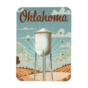 Oklahoma Wasserturm Magnet