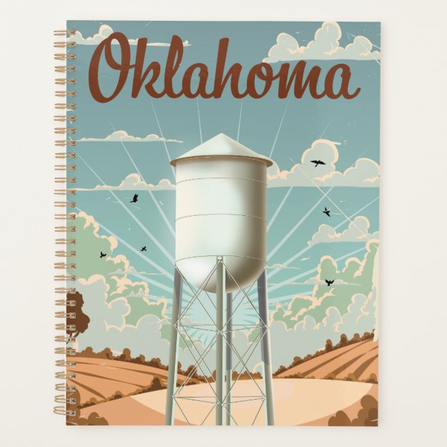 Oklahoma Wasserturm Planer (Vorderseite)