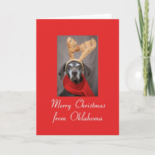 Oklahoma Weihnachtskarte, Staat spezifisch Feiertagskarte