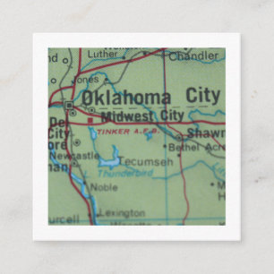 Oklahoma Wir haben eine neue Adresskarte übertrage Begleitkarte