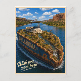 Oklahoma | Wish You Were Here | State-Serie Postkarte