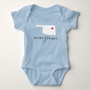 Oklahoma Zuhause Grown Staat T-Shirt Baby Strampler